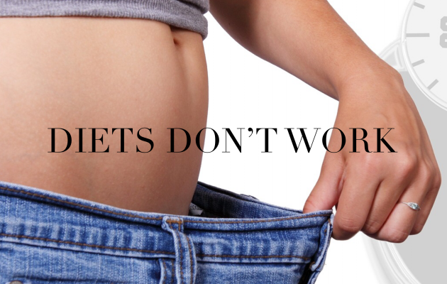 Diets Don’t Work. Lifestyle changes Do!